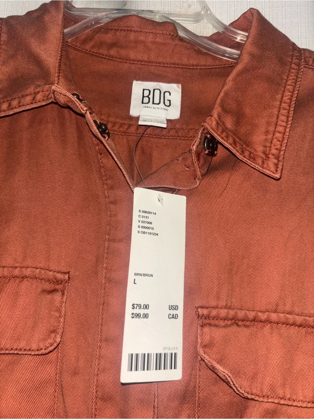 NWT Urban Outfitters BDG Women's Long Sleeve romper- Sz large